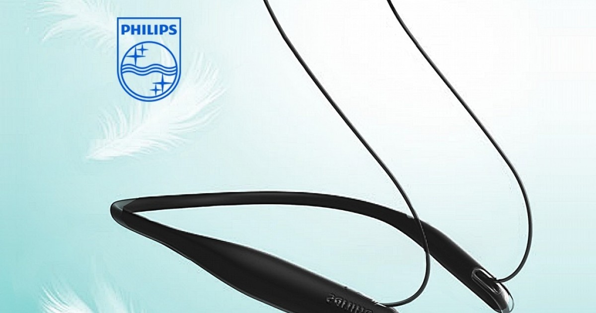 Philips SHB4205BK Flite ultrakönnyű nyakpántos headset Bluetooth vezeték nélküli csatlakozással