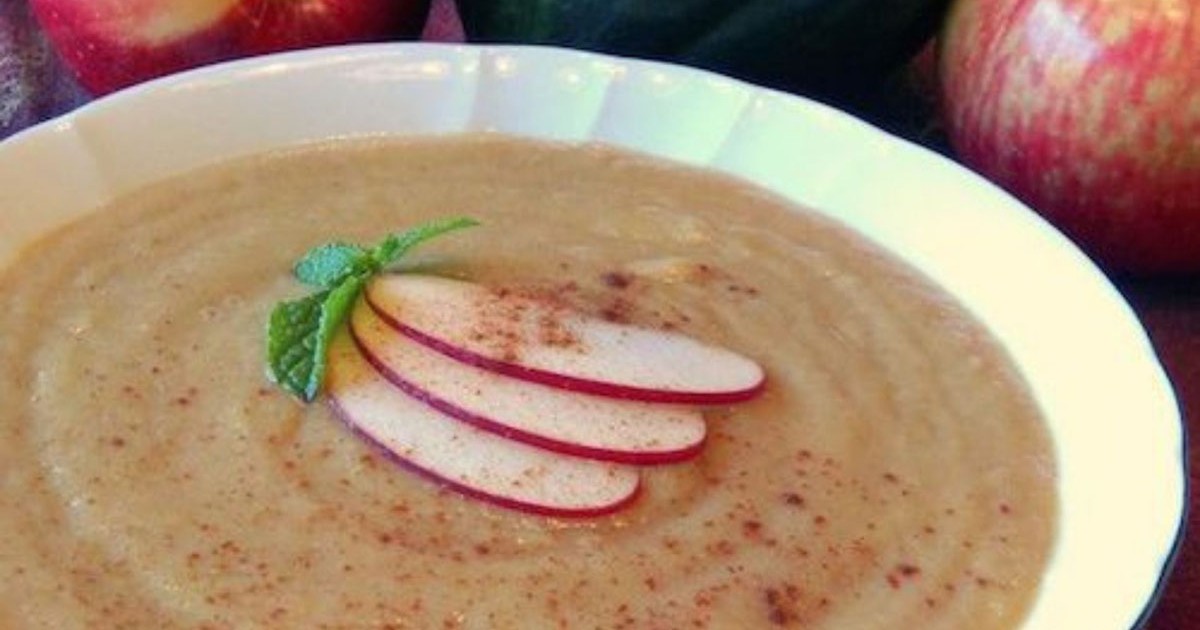 Nyers vegán almaleves