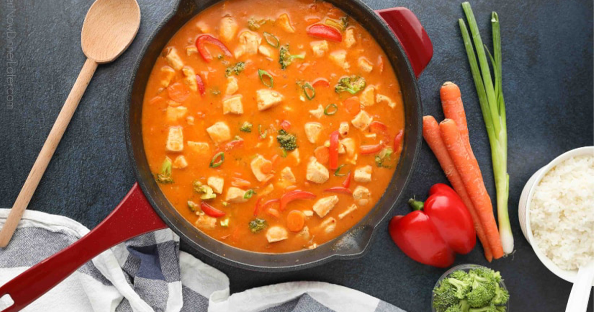 Thai zöldség curry vegán módra