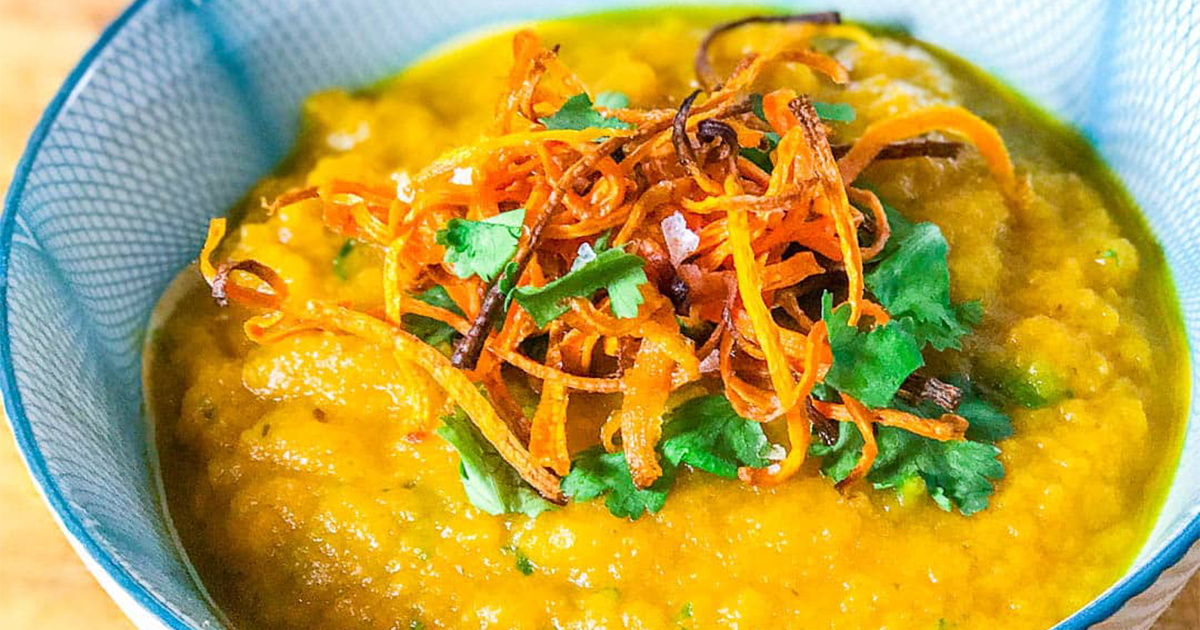 Sárgarépafőzelék nyersen