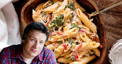 Jamie Oliver tésztasalátája