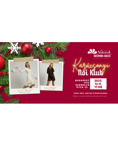 Divatban az ünnep – Karácsonyi Női Klub