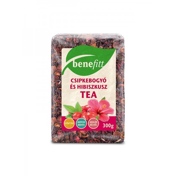 BENEFITT csipkebogyó és hibiszkusz tea 300g