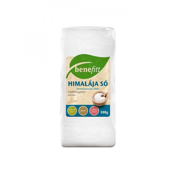 BENEFITT Himalája só fehér finomszemcsés 500g BENEFITT Himalája só fehér finomszemcsés 500g