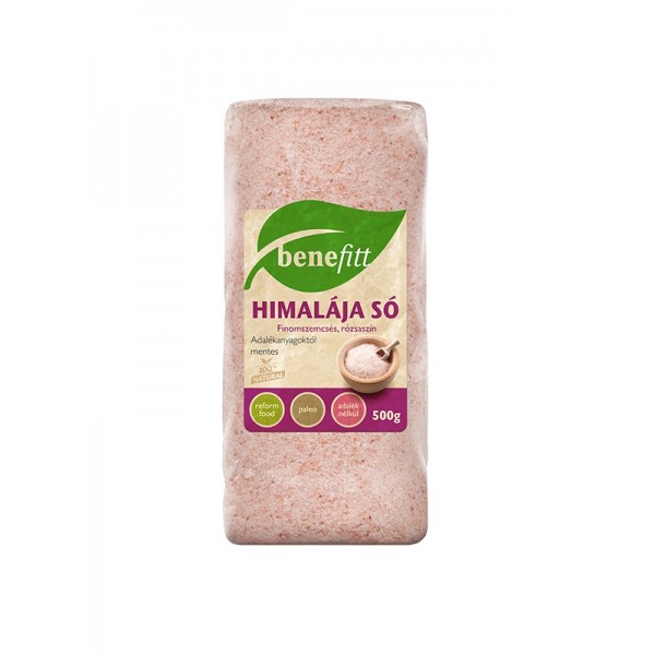 BENEFITT Himalája só rózsaszín finomszemcsés 500g
