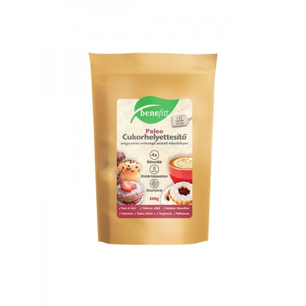 BENEFITT Paleo Cukorhelyettesítő 4x erősségű 500g