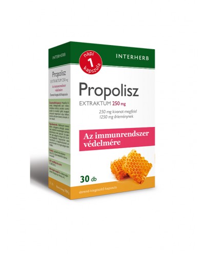 INTERHERB NAPI1 Propolisz Extraktum kapszula 250 mg 30db