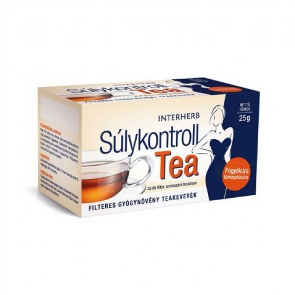INTERHERB Súlykontroll tea 25 filter